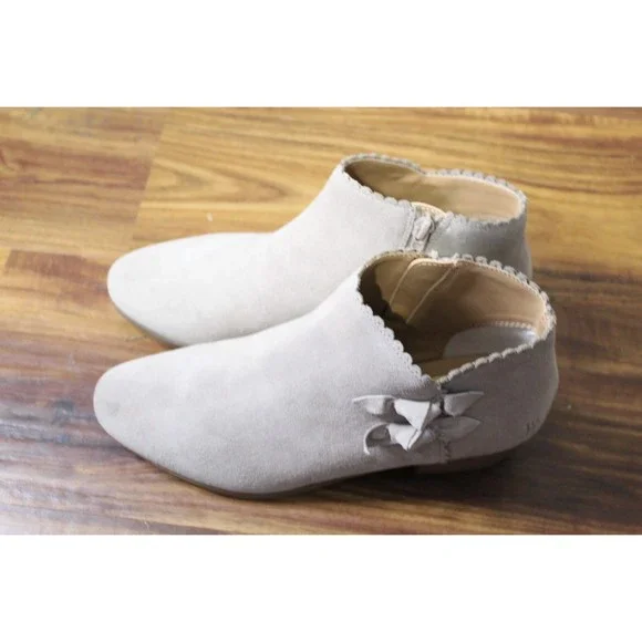 Jack Rogers Light Tan Beige Booties Size 8 - Picture 2 of 10